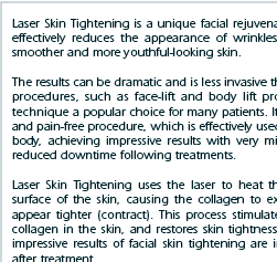 Information Laser Skin Tightening